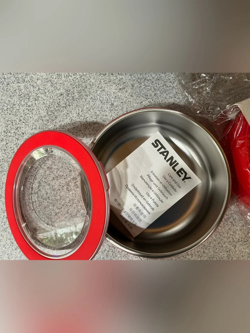 STANLEY PET BOWL 24oz STAINLESS STEEL non slip base